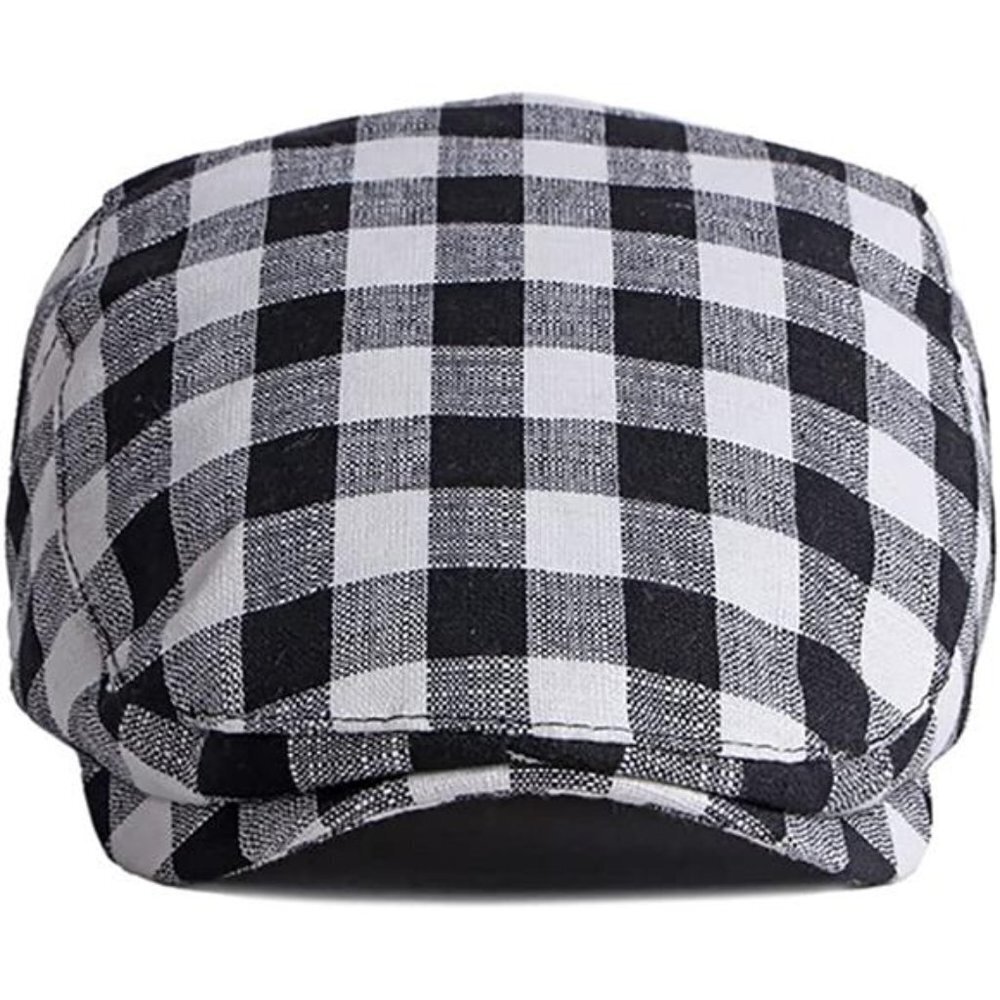 Stylish Flat Cap Newsboy Hat Adjustable Gatsby Cabbie